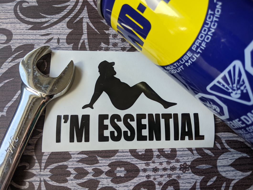 I'm Essential Car Decal