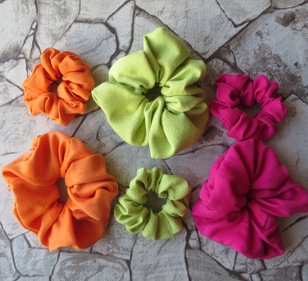 Summer Suede Scrunchie Collection