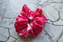 Load image into Gallery viewer, Hot Pink - Silk Dandelion Scrunchie
