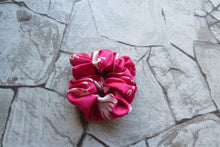 Load image into Gallery viewer, Hot Pink - Silk Dandelion Scrunchie
