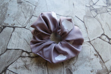 Load image into Gallery viewer, Lilac Clouds - Faux Suede Scrunchie
